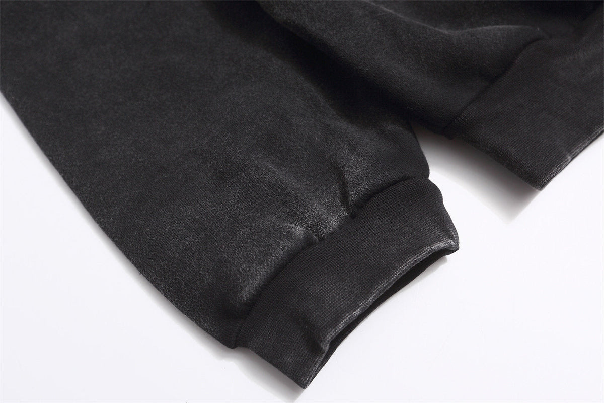 FEAR OF GOD FOG Co‑Branded Prayer Print Washed Fleece‑Lined Men’s Hoodie
