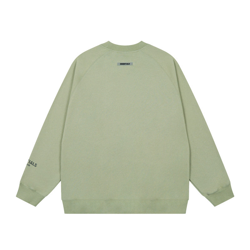 FEAR OF GOD FOG ESSENTIALS Letter Print Loose Crew Neck Sweatshirt Unisex