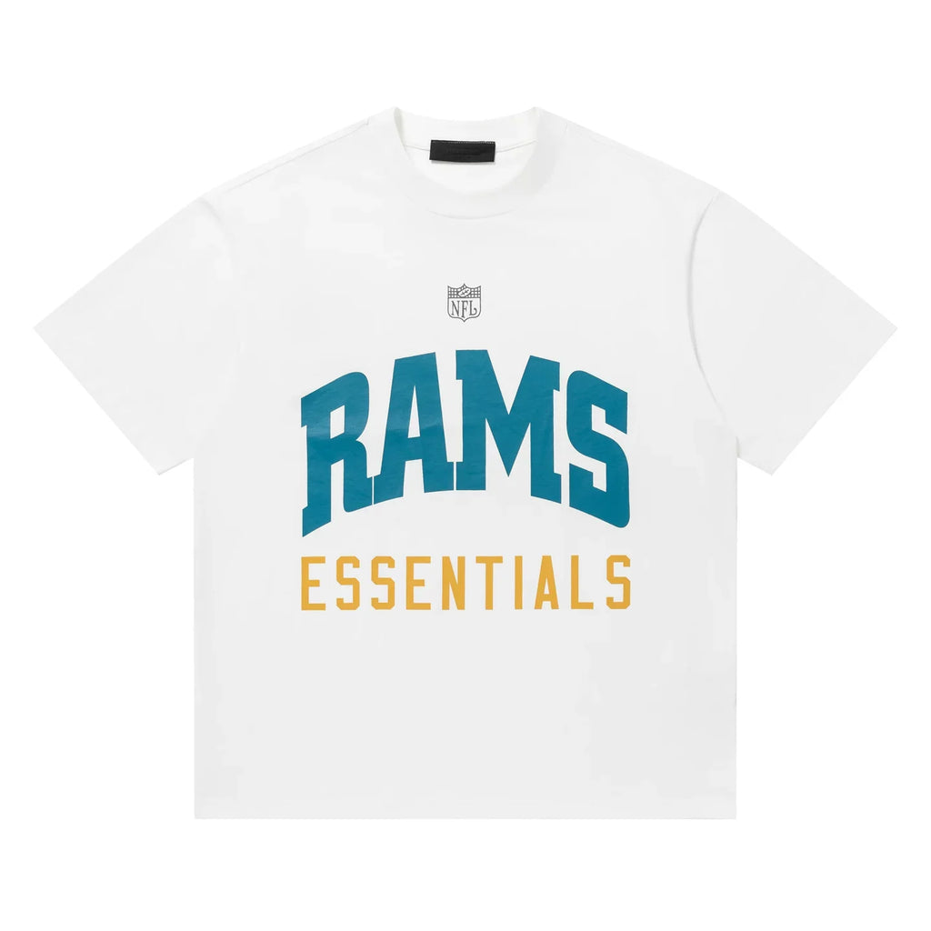 FEAR OF GOD FOG ESSENTIALS Letter Print Loose Short Sleeve Tee
