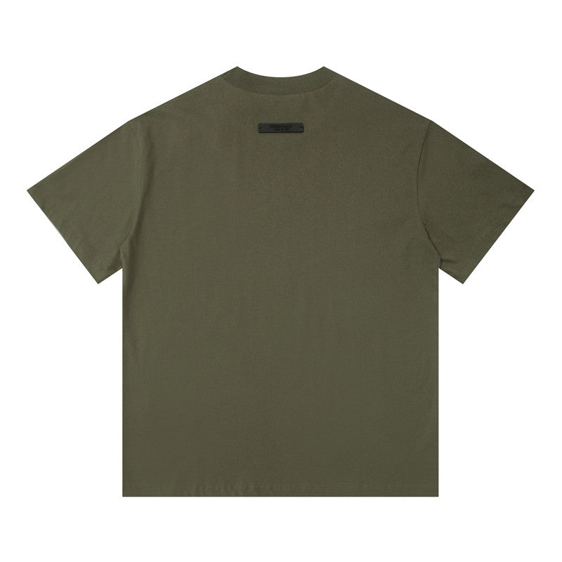 FEAR OF GOD ESSENTIALS American High‑Street Letter Print Loose Short Sleeve T‑Shirt