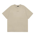 FEAR OF GOD ESSENTIALS Silicone Logo Short Sleeve T‑Shirt Unisex Loose Tee