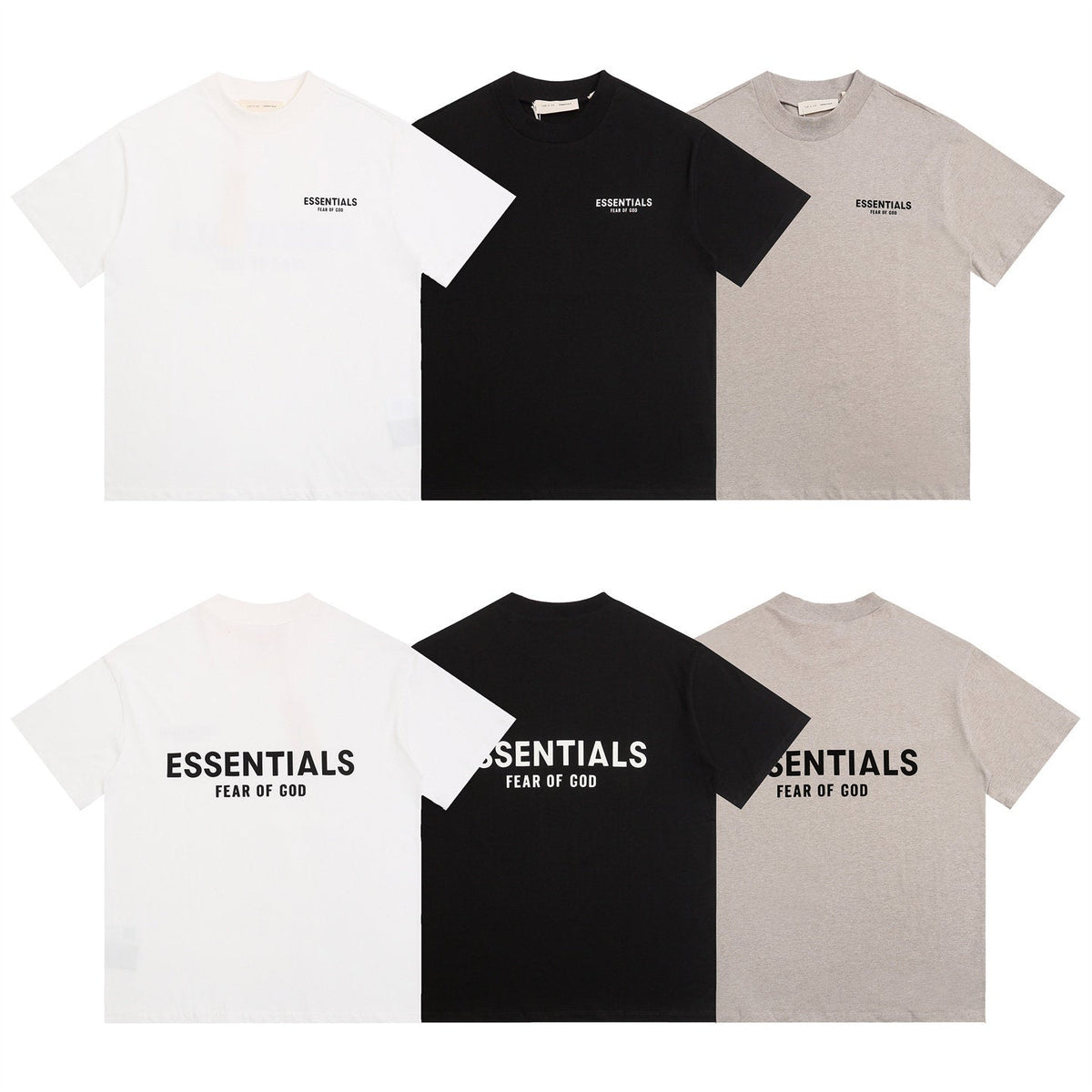 FEAR OF GOD FOG ESSENTIALS Back Letter Loose Tee Unisex