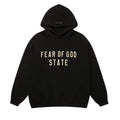 FEAR OF GOD FOG ESSENTIALS Fleece Lined Unisex Hoodie For Autumn Winter