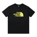 The North Face Neon Yellow Logo Black T-Shirt